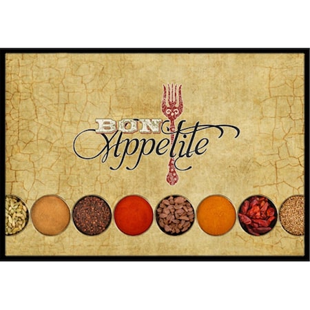 Carolines Treasures Bon Appetite And Spices Indoor Or Outdoor Mat 18 x 27 In. SB3089MAT